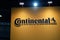 Close up brand logo of Continental Automotive