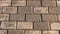 Close-up Brick wall or floor texture.