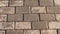 Close-up Brick wall or floor texture.