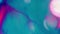 Close-up of bright blue and pink colors blend together
