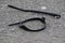 Close-up of broken glasses on the pavement. Incident concept, poor eyesight