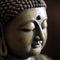 close up of bronze statue of a lord buddha