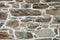 Close Up of Brown Stone Wall with Plaster