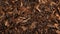 Close-up Of Brown Wood Chip Background In The Style Of Serge Marshennikov