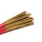 Close-up bunch of incense sticks isolated
