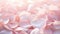 A close up of a bunch of pink rose petals, AI