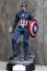 Close up of Captain America Civil War superheros figure action