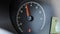 Close Up of a Car Tachometer, Speeding, RPM Revving