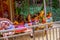 Close-up of carousel in children\\\'s playground