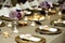 Close-up catering table set