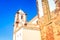 Close up of cathedral in Silves, Portugal