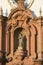 Close up of Catholic Church statue in village of Southern Spain off highway A49 west of Sevilla