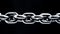 Close-up Chain On Black Background: Functionality, Emotions, Social Commentary