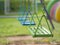Close-up, chain swing in the Playground.