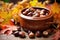 Close-up of chestnuts in bowl