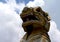 Close up of Chinthe statue outside Shwedagon Pagoda, Yangon, Myanmar