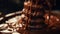 A close-up of a chocolate fountain flowing smoothly with velvety chocolate in