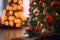 a close up of a christmas tree decorated with ornaments