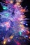 a close up of a christmas tree with multicolored lights