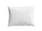 Close up of a clasic white pillow 3d illustration on white