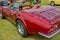 Close up of a classic Corvette Stingray sports car