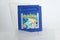 Close-up of classic Nintendo Gameboy game cartridge, Pokemon Blue version with Blastoise character