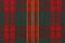 Close up on classic red and green tartan fabric.