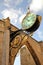 Close-up on The Clock at St Martin-le-Grand Church on Coney Street in York