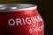 Close up of a Coca Cola can