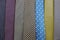 Close up Collection Of Silk Neck Ties