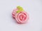 Close up of colorful candy with rose shaped. `A-lua or Allure` Thai handmade candy