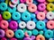 close up colorful sweet candy background , Ai Generated