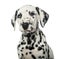 Close-up of a Dalmatian puppy