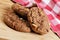 Close up of delicious tempting Chocolate Chip Cookies