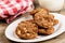 Close up of delicious tempting Chocolate Chip Cookies