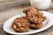 Close up of delicious tempting Chocolate Chip Cookies