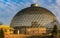 Close up of the desert dome at Henry Doorly Zoo Omaha Nebraska.