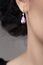 Close up Detail of a Beautiful Earring in Glamour Shot