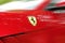 Close-up of detail Ferrari sports car.