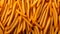 Close Up Detail of Fresh Cooked Homemade Strand French Fries Texture as a Background and Wallpaper