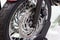 Close up - Detail Motorcycle brake disc