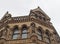 close up detail view of bradford city hall in west yorkshire a victorian gothic revival sandstone building with statues and clock