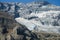 Close up detail, view of the pyrenean \\\'Monte Perdido\\\' glacier from the Marbore or Tuca Roya valley