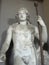 Close up detailed view of historical famous sculptures in Vatican Museums in Italy