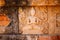 Close up details of ancient pagoda in Myanmar