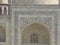 Close-up details Taj Mahal, famous UNESCO historical site, love monument, the greatest white marble tomb in India, Agra, Uttar