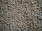 Close up of a dirty grey carpet