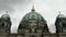 Close up the dome of berlin cathedral in germany