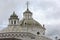 Close-up of the dome of the metropolitan cathedral of Quito