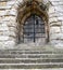 Close-up of the Door tower of the castle at Caernarfon